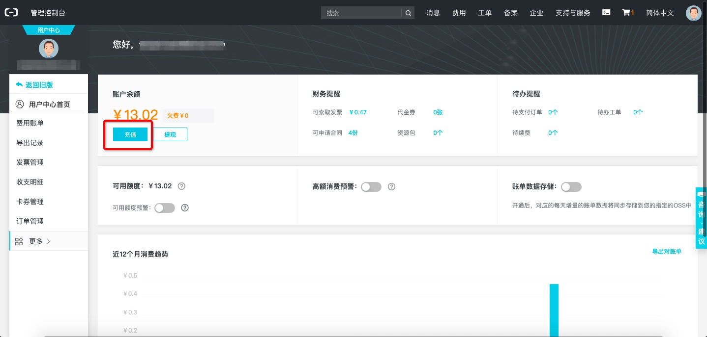 充值入口