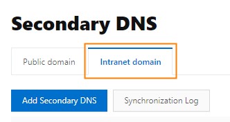 修改辅助DNS-1