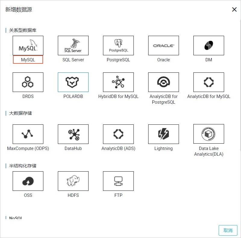 配置RDS for MySQL数据源_使用DataWorks同步RDS for MySQL数据_数据库_数据接入_分析型数据库MySQL版 阿里云技术文档 第3张