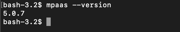 xcode mpaas 插件版本