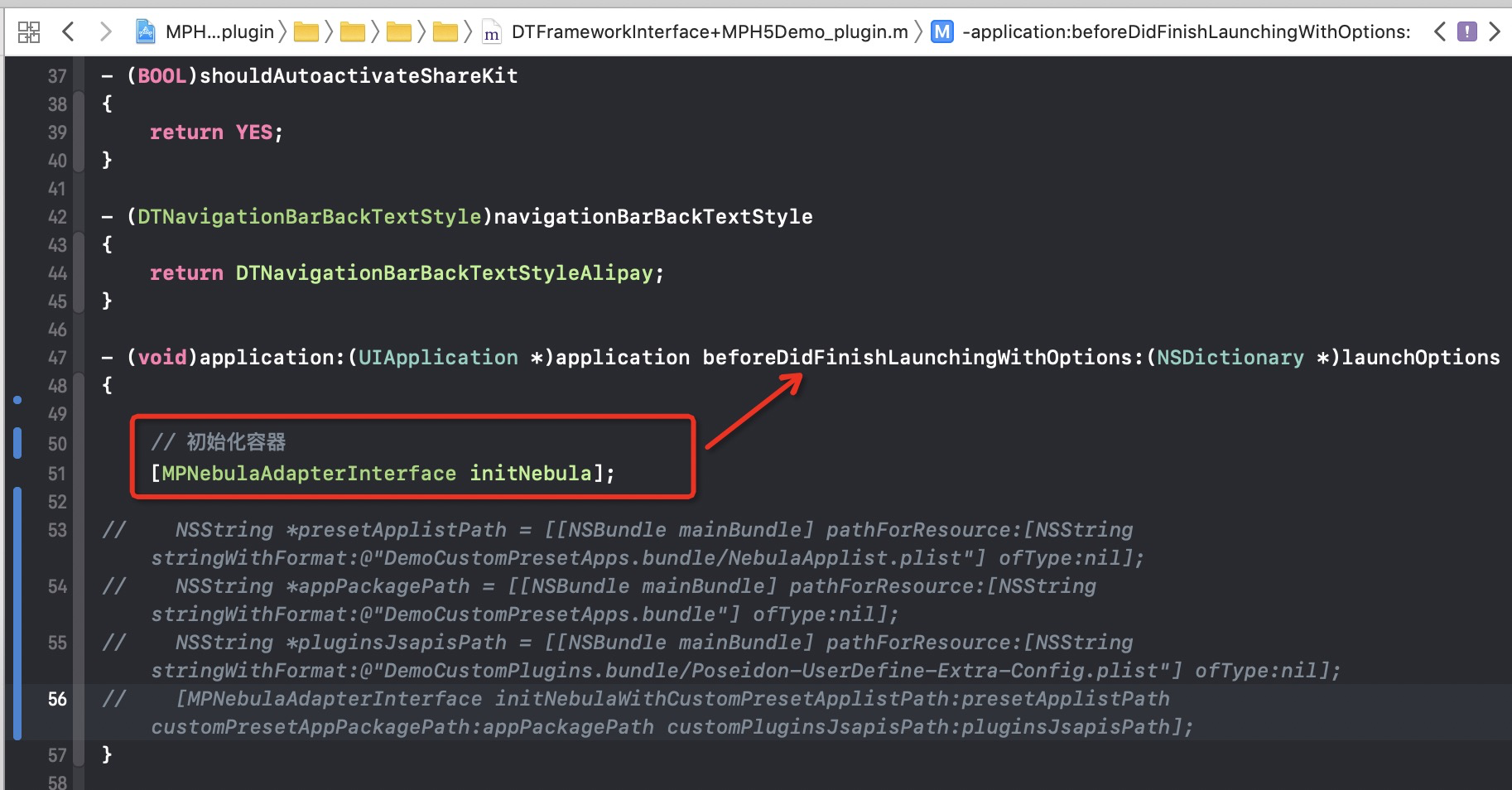 initialization