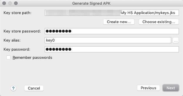Create a signed file 06
