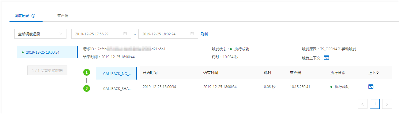 调度记录