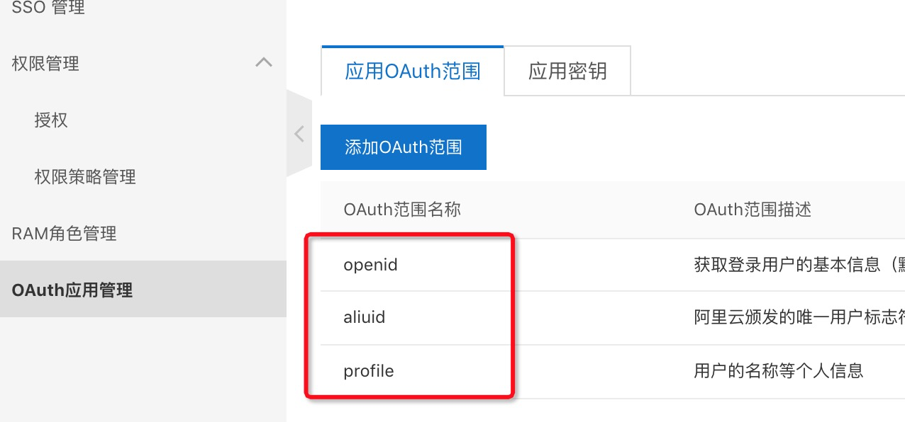 RAM OAuth 登录配置_用户体系配置_用户指南_内容协作平台 阿里云技术文档 第4张