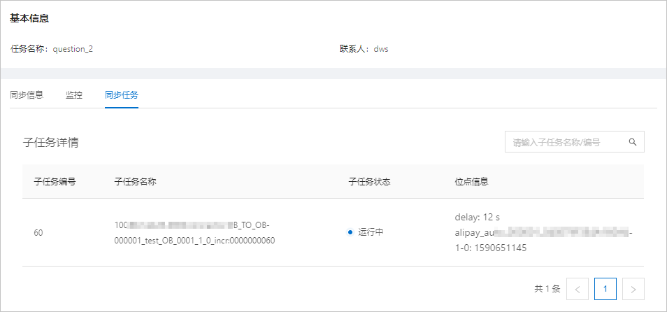 子任务