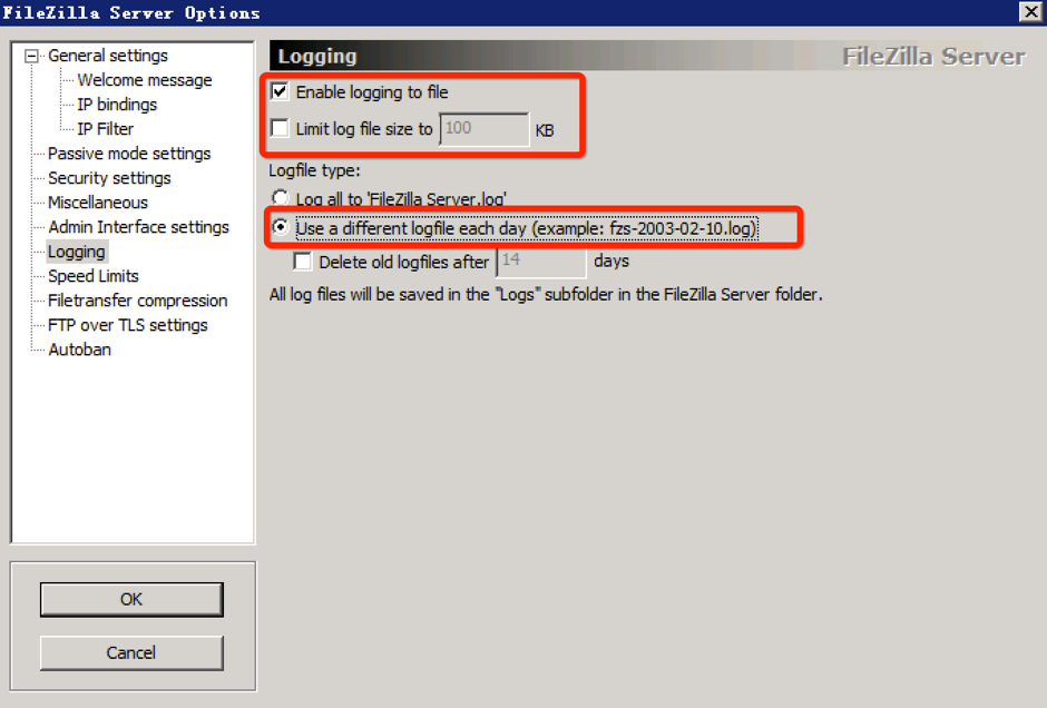 filezilla command line options