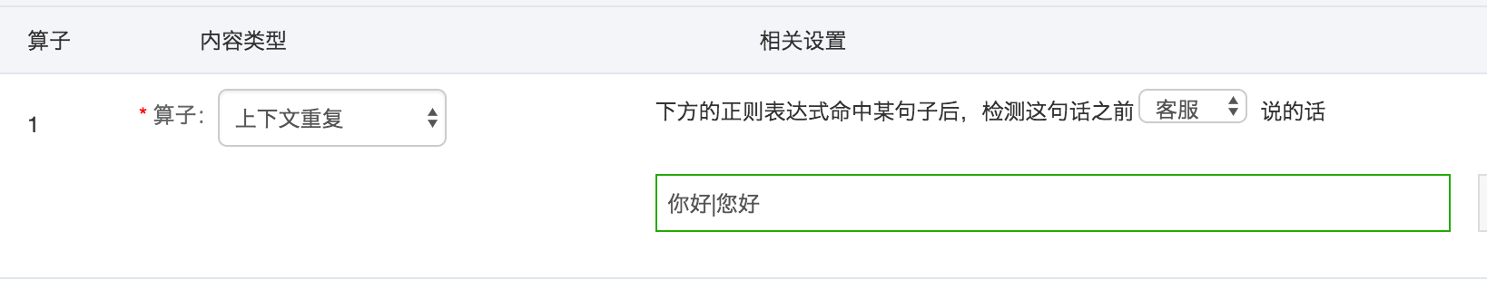 上下文重复