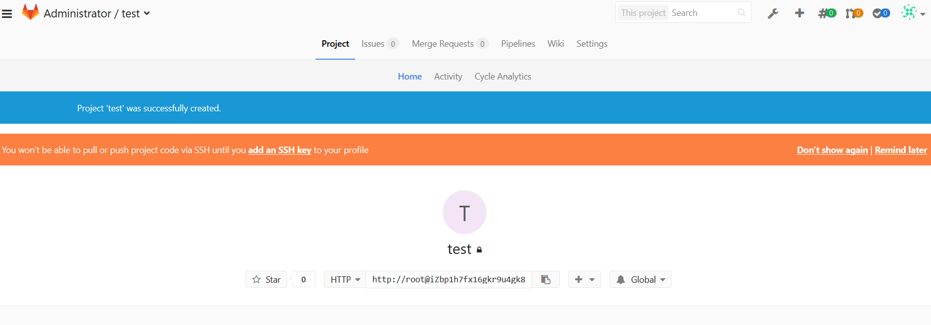 GitLab 설치 및 자습서